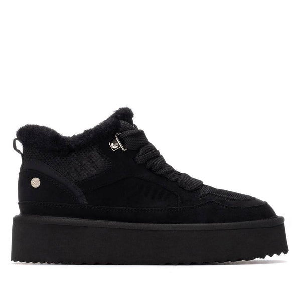 Sneakers platform donna xti nero 144338