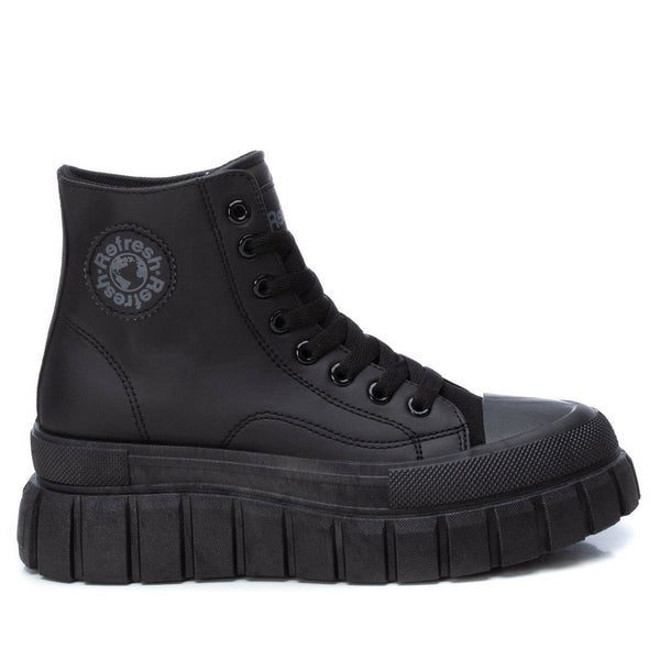Sneakers donna platform refresh alla caviglia black 170114