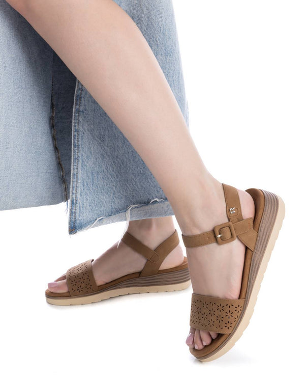 Sandalo donna refresh camel 172838