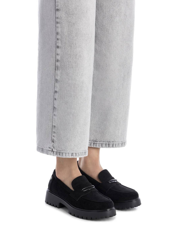 Mocassino donna refresh black 173012