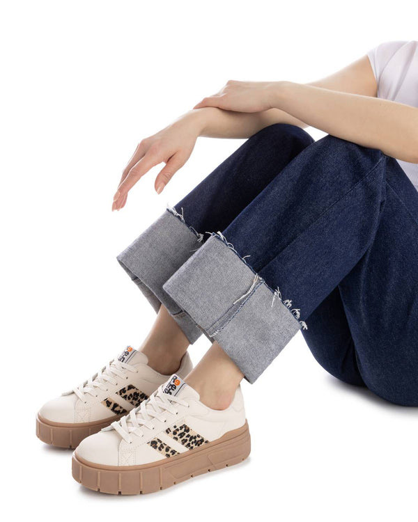 Sneakers donna refresh beige 173107