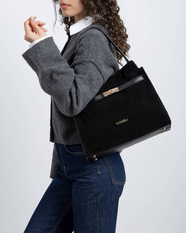 Borsa da donna pelle e camoscio carmela 186168