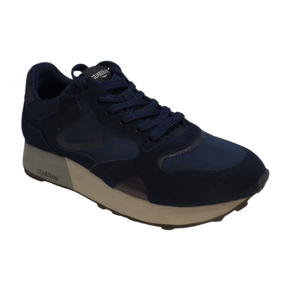 Sneakers uomo guardiani pelle navy wen 4523 agm452302