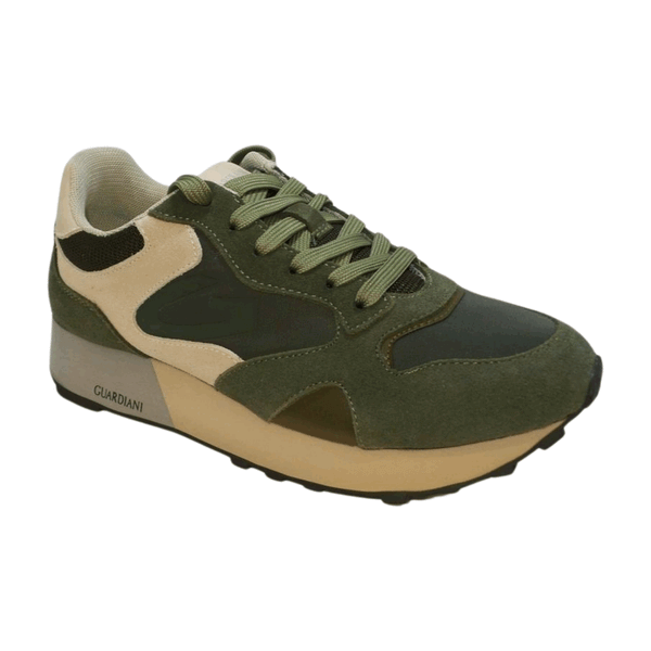 Sneakers uomo guardiani pelle green wen 4523 agm452304