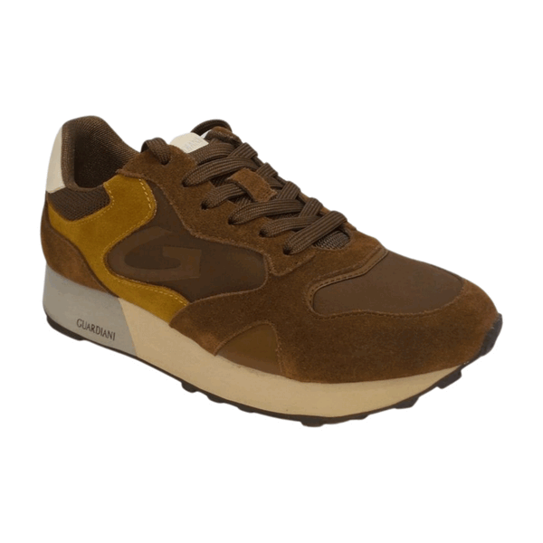 Sneakers uomo guardiani pelle chocolate wen 4523 agm452307