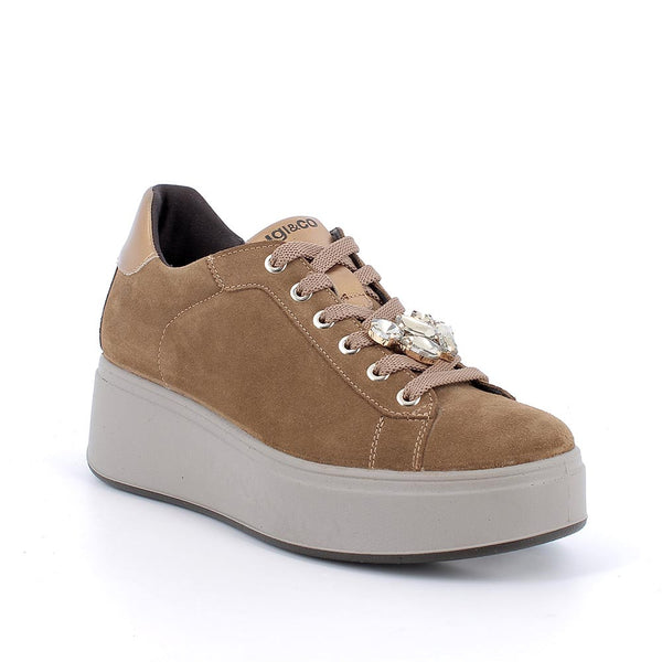 Sneakers donna igi&co camoscio cognac 8671244