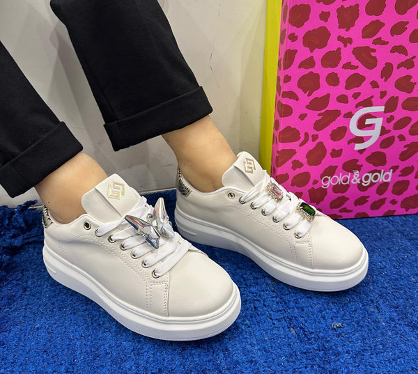 Sneakers donna gold&gold verde gb933