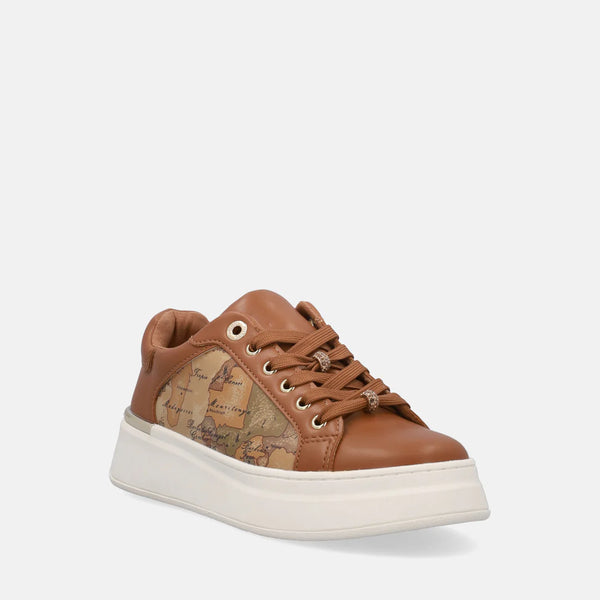 Sneakers donna platform alviero martini 1ᴬ classe leather/beige geo 2261 0289