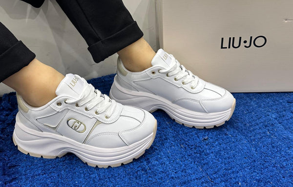 Sneakers donna liu jo platform white eva02