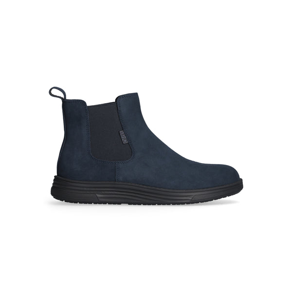 Stivaletto uomo liu jo camoscio navy riva10
