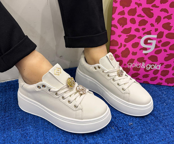 Sneakers donna gold&gold oro gb916