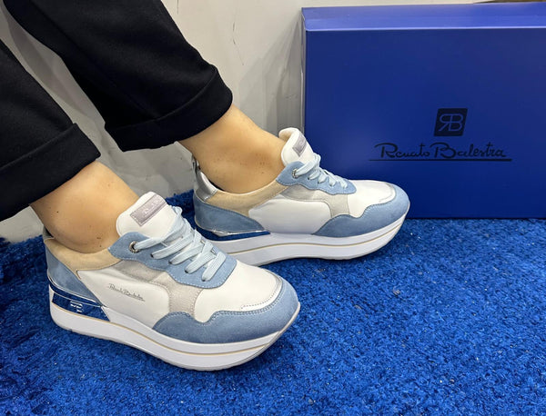 Sneakers donna renato balestra blu rb2517