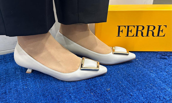 Décolleté donna ferré panna f211