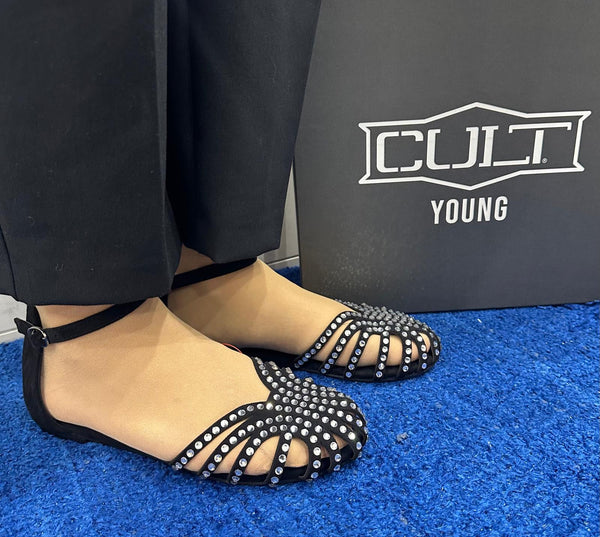 Sandalo donna cult young black t-230