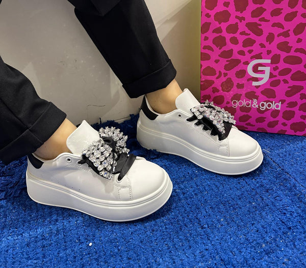Sneakers donna gold&gold black gb917