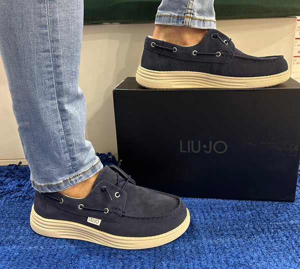 Mocassino uomo liu jo navy riva01
