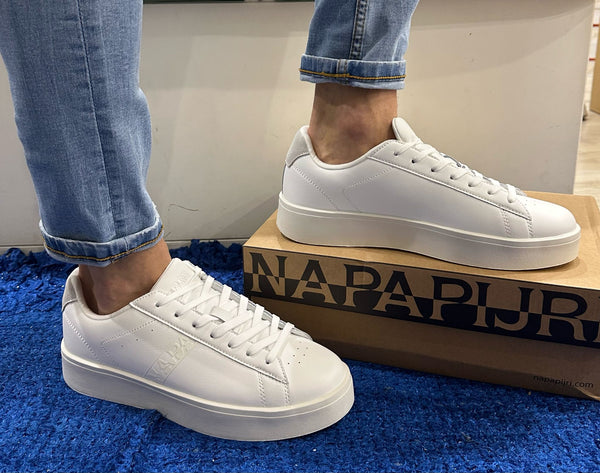 Sneakers uomo napapijri bright white s5onyx01/lea