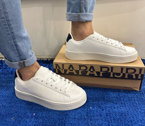 Sneakers uomo napapijri white/navy s5onyx01/lea