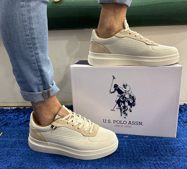 Sneakers uomo u.s. polo assn. crema cody009b-cre02