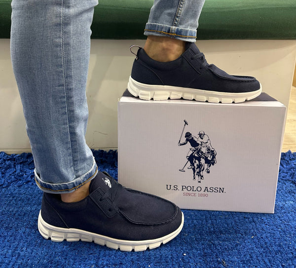 Mocassino uomo u.s. polo assn. blu navy gary004dbl