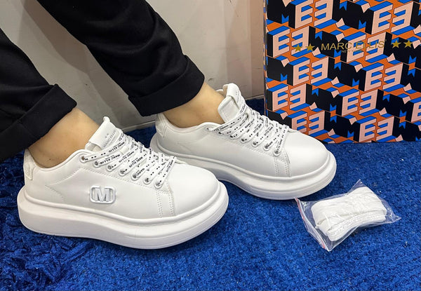 Sneakers donna marc ellis total white hawai mss25/105