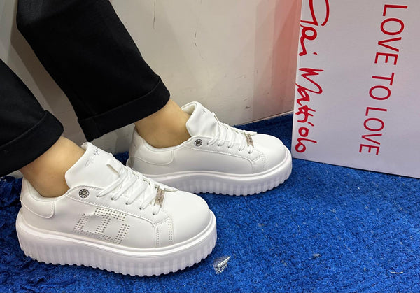 Sneakers donna love to love gai mattiolo white 3072