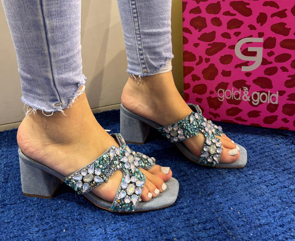 Scalzato donna gold&gold azzurro gv26