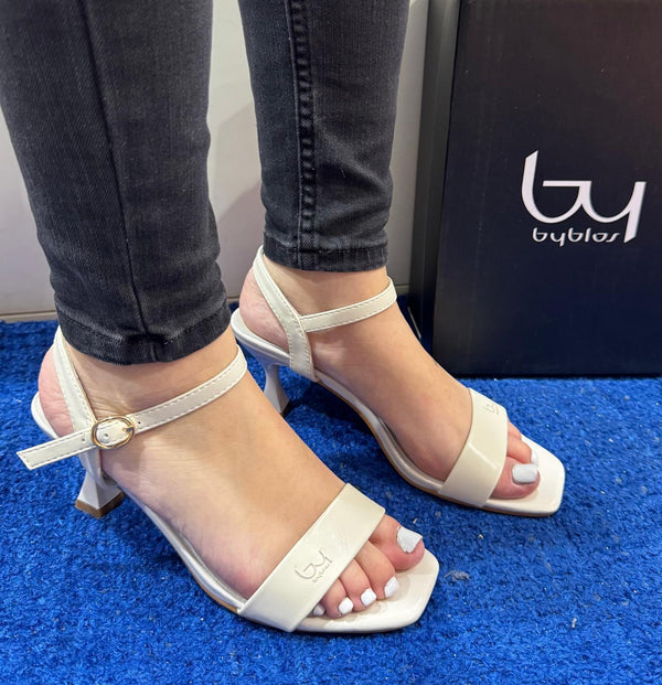 Sandalo donna by byblos off white bysc8wp02