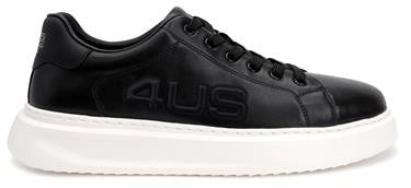 Sneakers uomo 4us pelle black 4US0051