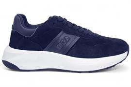 Sneakers uomo 4us camoscio blu RIS001