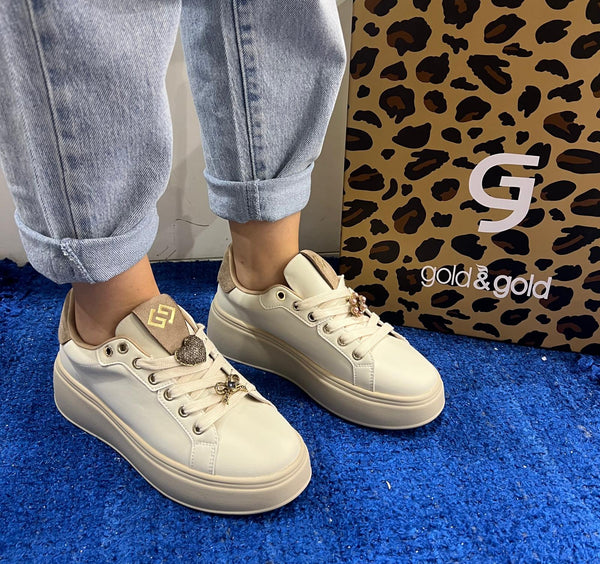 Sneakers donna gold&gold beige gb971