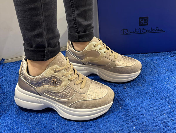Sneakers donna renato balestra beige rb3610