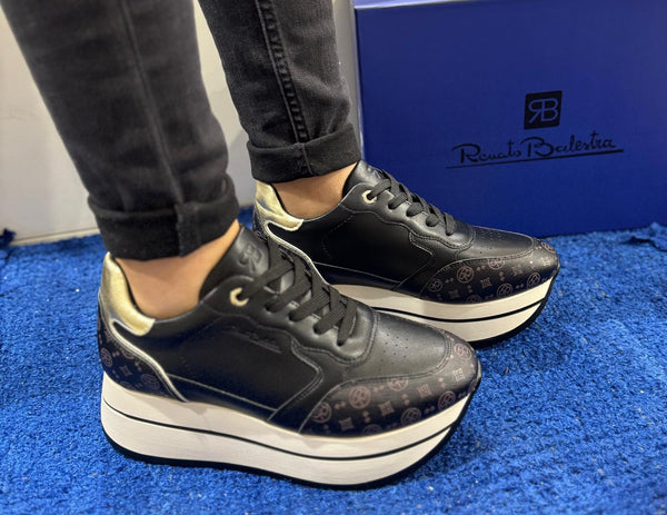 Sneakers donna renato balestra black rb3609