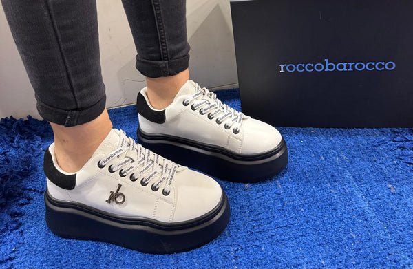 Sneakers donna roccobarocco rbald-3a black