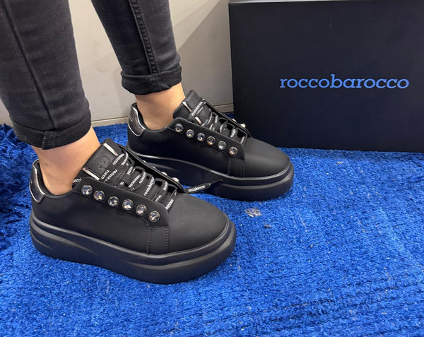 Sneakers donna roccobarocco rbald-2a black