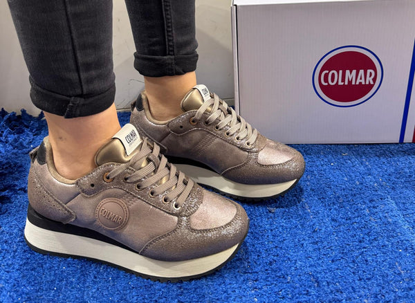 Sneakers donna colmar taupe travis punk 034