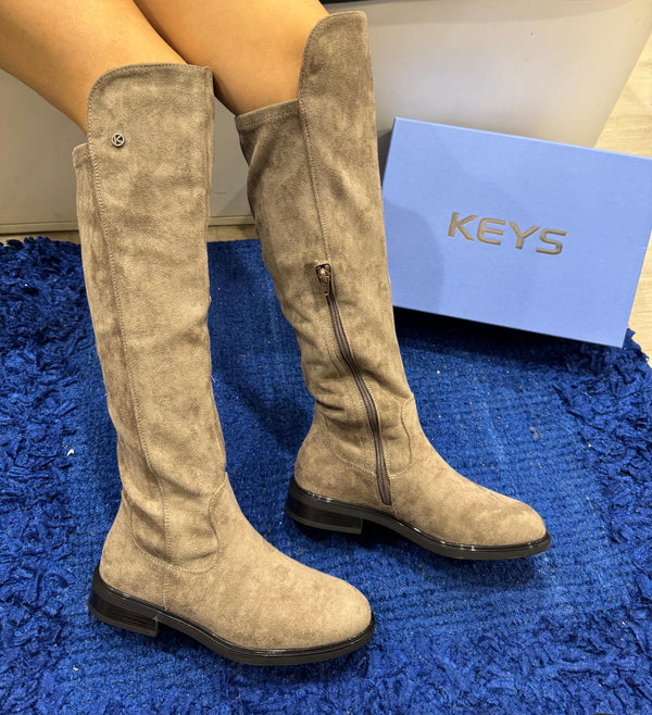 Stivale donna keys taupe k11673