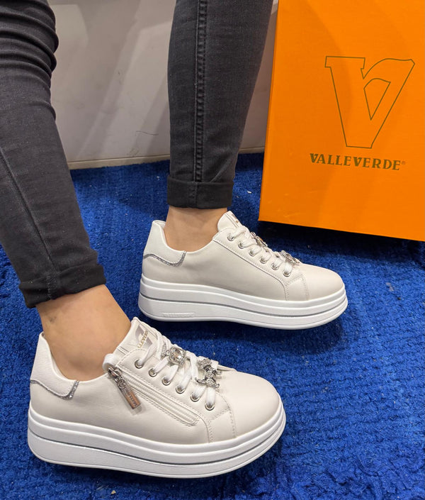 Sneakers donna valleverde white 35492