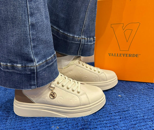 Sneakers donna valleverde beige 35501