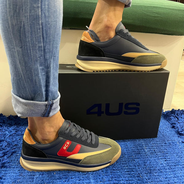 Sneakers uomo 4us blue cy25w1366