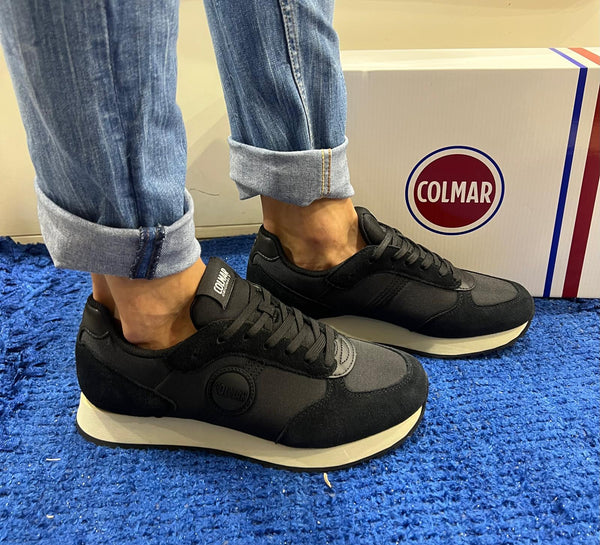 Sneakers uomo colmar black travis one 001
