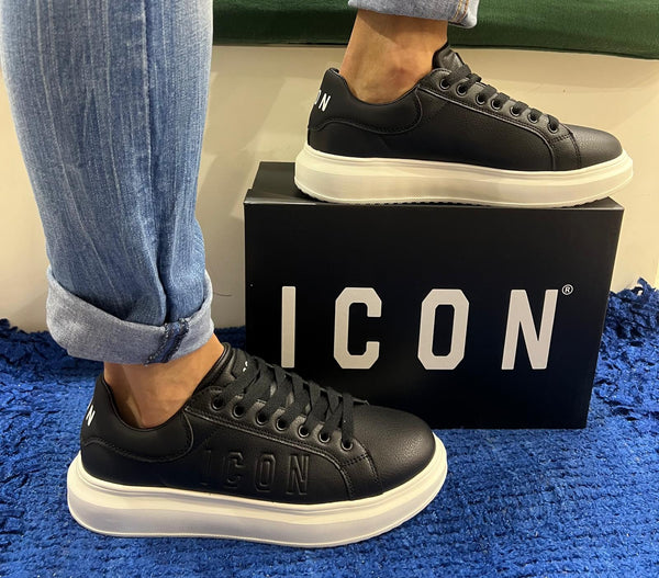 Sneakers uomo icon black ic03672su