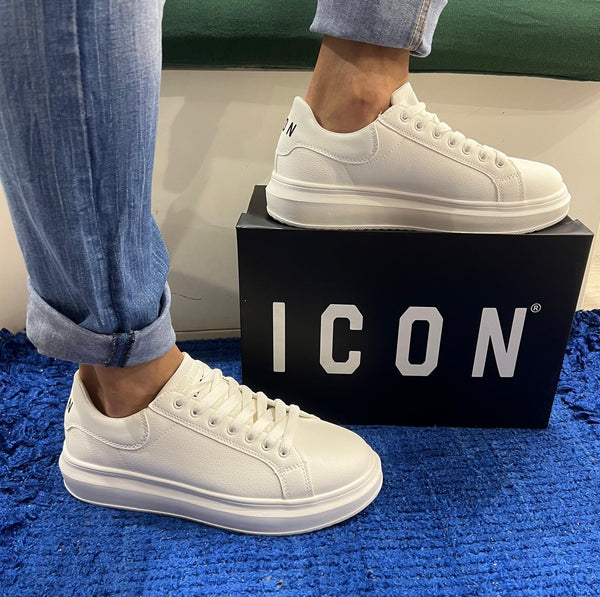 Sneakers uomo icon total white ic60106su