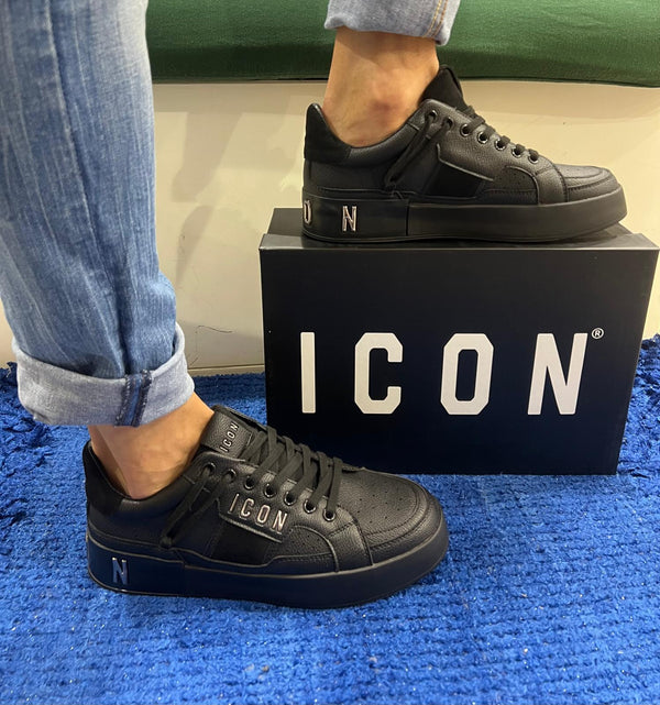 Sneakers uomo icon black ic04387su