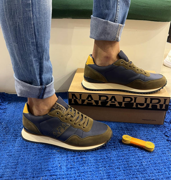 Sneakers uomo napapijri brown/navy f5cosmos01/syn