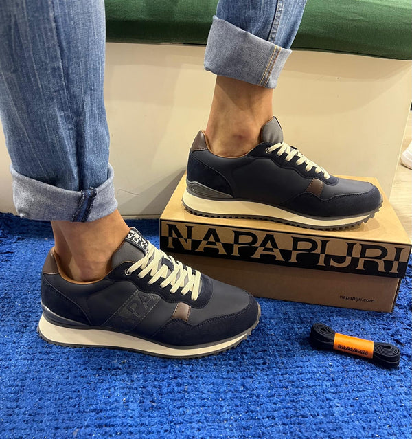 Sneakers uomo napapijri navy/grey f5cosmos01/syn