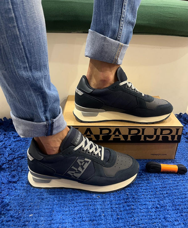 Sneakers uomo napapijri blu mediev f5stab01/cos