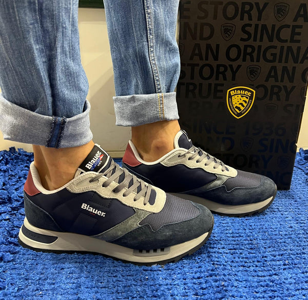 Sneakers uomo blauer navy/red f5ryder01/nyn