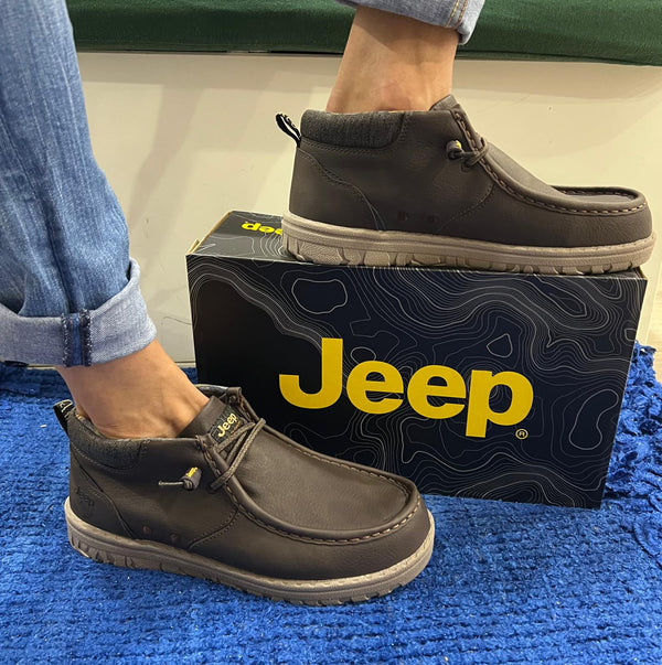 Polacchino uomo jeep dk brown samoa wallabee mid jm52112a