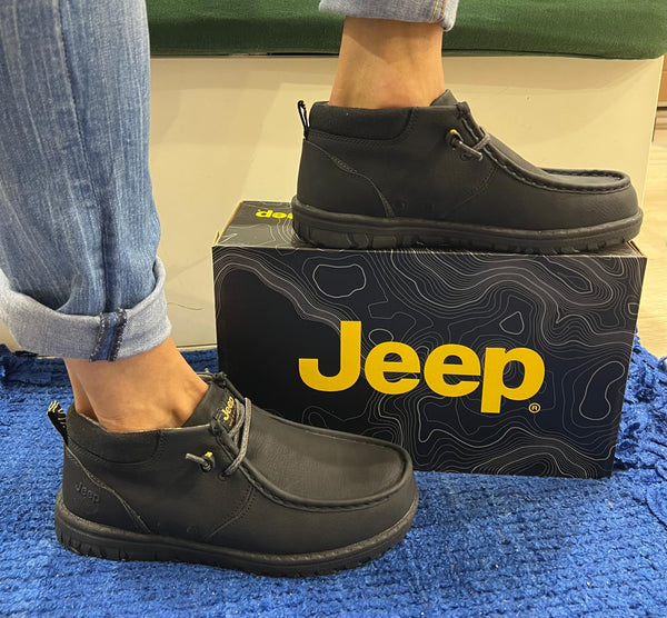 Polacchino uomo jeep black samoa wallabee mid jm52112a